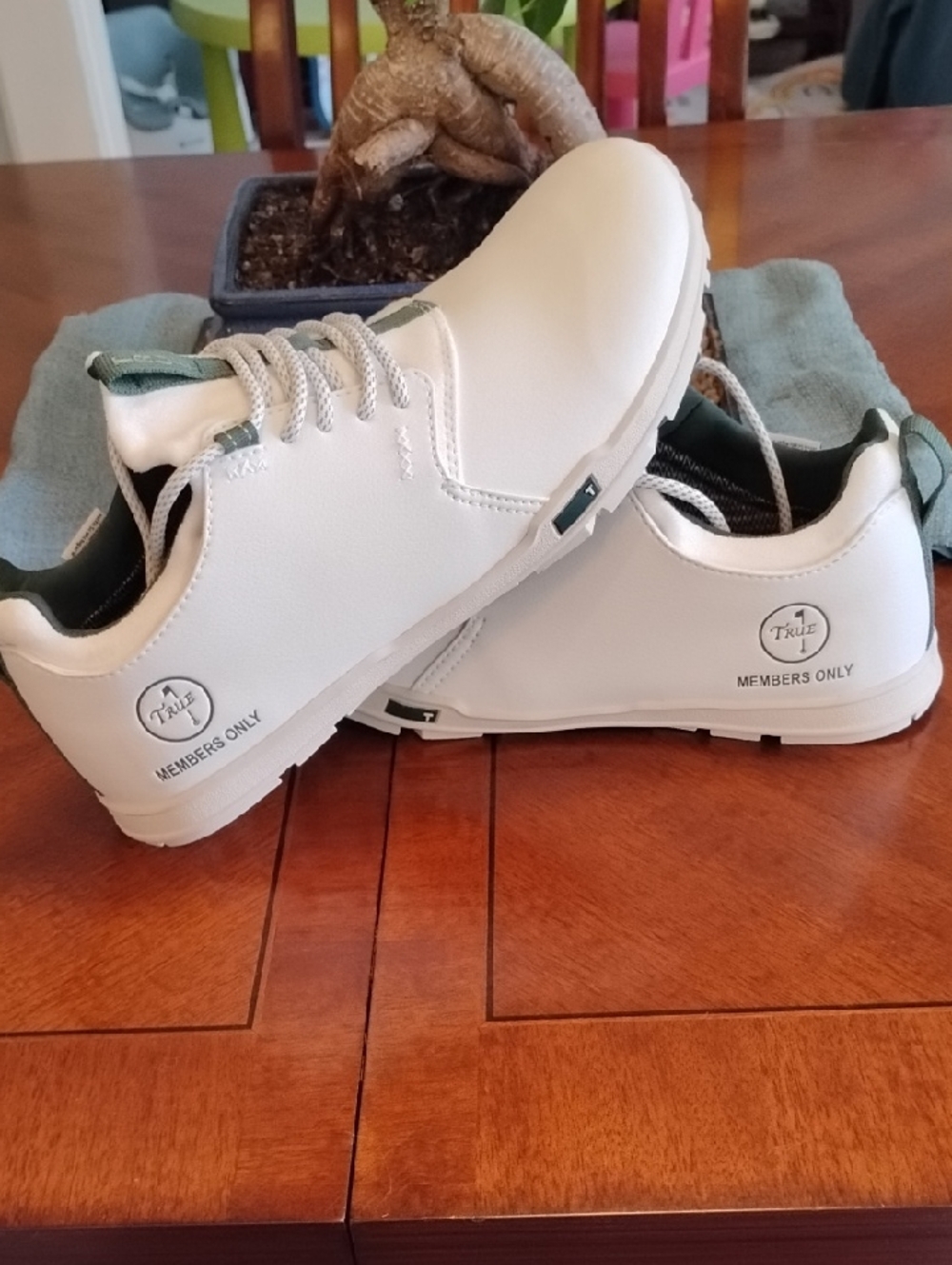 TRUE Linkswear OG 1.2 “Members Only” Limited Edition Golf Shoes White Green Mens